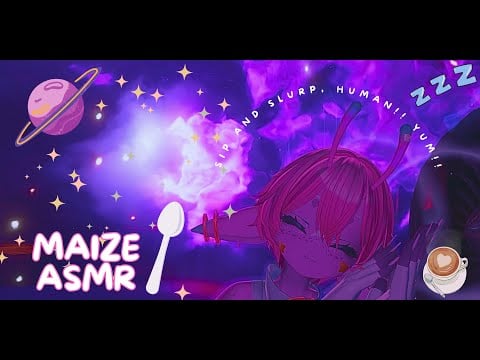 Alien Cafe Hot Beverage Making with Maize | VRChat ASMR cosy, ambience