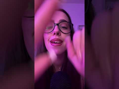 attenzioni per te 💜 #asmr #relax #triggersforsleep #tingles