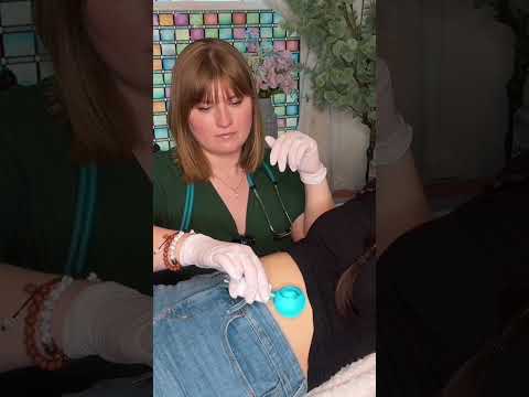 New Short-ASMR Stomach Exam RP for Sleep 💙   #asmr #asmrrealperson  #asmrstomach #asmrsounds
