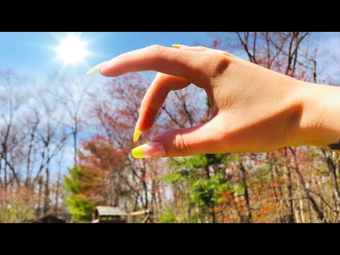 ASMR! Outdoors Air Tracing!