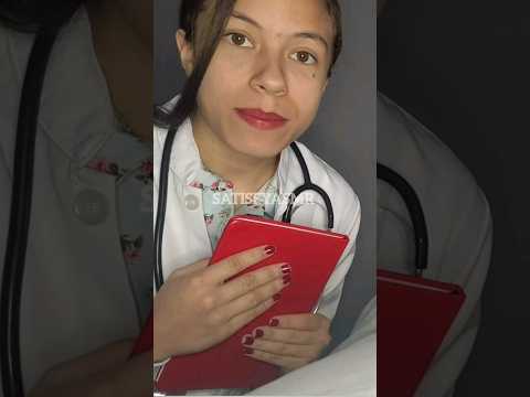 ASMR ENFERMEIRA 💉⚕️👩‍⚕️ #medicina #sussurros #asmrvideos #dormir