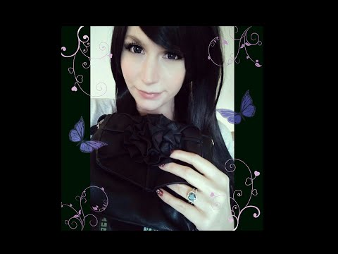 ASMR Faux Leather Purse . Squishing Scratching Tapping . TQF #12