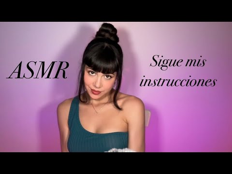 ASMR 🌷 Sigue mis instrucciones para RELAJARTE y DORMIR🧚🏼‍♀️