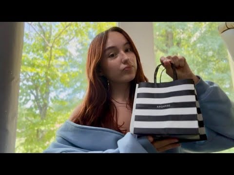 asmr mini sephora haul 💋 whisper ramble, tapping