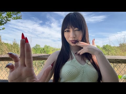 ASMR Outside | Hand Movements & Inaudible Whispers