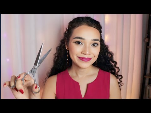 ASMR Corte de Cabelo, Hidratação e finalização