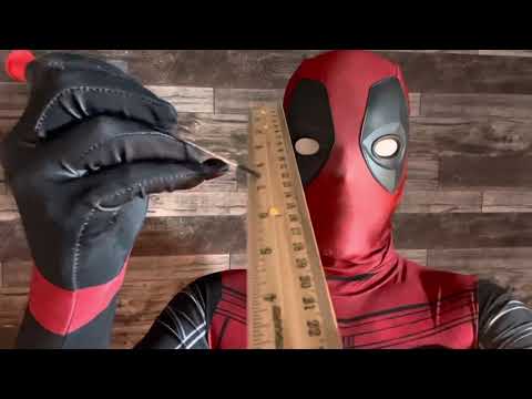 Deadpool Fast ASMR Cranial Nerve Exam -  Doctor Checkup