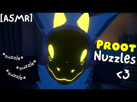 [Furry ASMR] Protogen nuzzles YOU to sleep tonight :3 [Sleep-aid] [Soft-spoken] [Mic brushing]