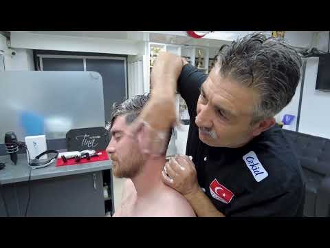 FULL BODY ASMR MASSAGE AND HAIR CUTING WITH MUNUR ONKAN! THIS VIDEO IS FOR ALL YOUR PROBLEMS