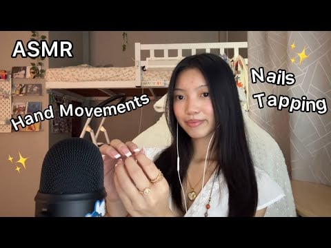 ASMR| Nails Tapping/ Hand Sounds / Hand Movements