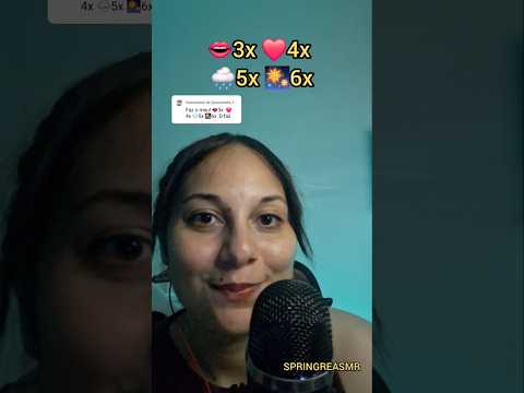 ASMR | Emoji challenge! 🌧 Parte 146 #shorts