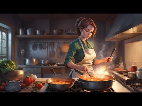 ASMR roleplay cocinera. Cooking simulator