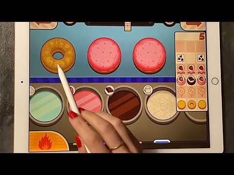 😴 iPad ASMR - Let’s make DONUTS 🍩 Clicky - Upclose Whispers