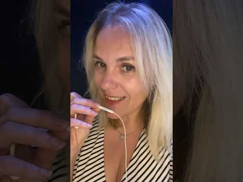 ASMR FR / Je teste le micro des écouteurs IPhone #asmrfr #shortsasmr #asmr