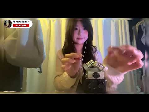 ASMR🎧｜Doing ASMR in the dormitory, episode 8 | Goose down ear cleaning, gloves scratching