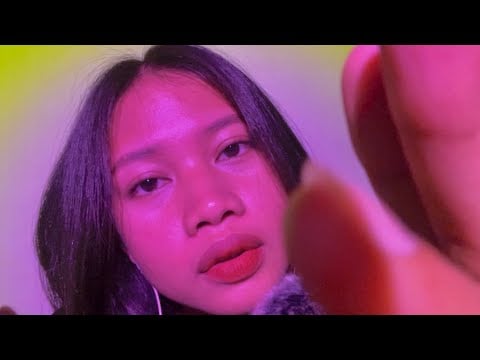 ASMR up close face touching, tracing and tapping (gentle spoken) | 🇵🇭