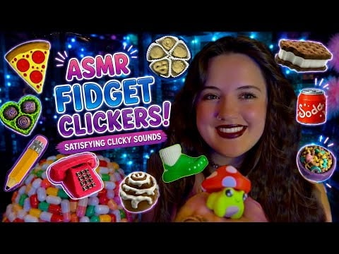 ASMR Fidget Clickers ⌨️✨ | Satisfying Keyboard & Clicky Sounds for Sleep