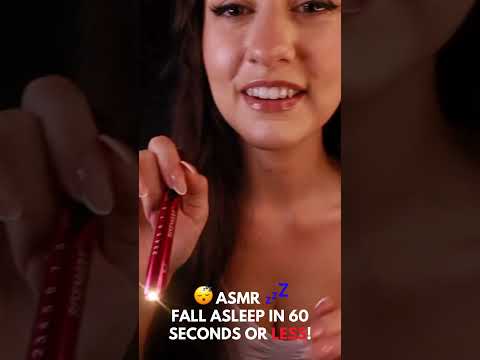 ASMR Sleep In 60 Seconds Or LESS 👀 💤  #asmr #relax #sleep  #personalattention