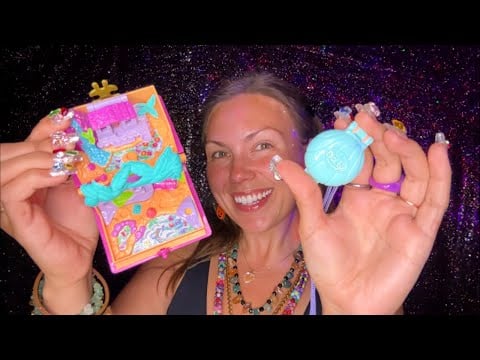 asmr/ my NEW vintage Polly Pockets HAUL🐚 (80s + 90s😍)