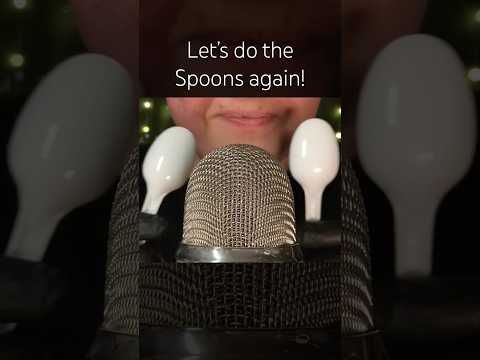 Let’s do the Spoons again! 🤍 #asmr
