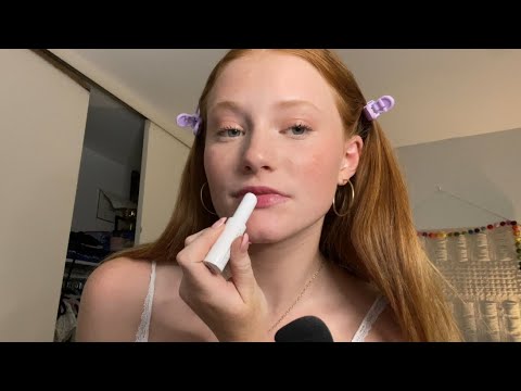 asmr doing my makeup (again)