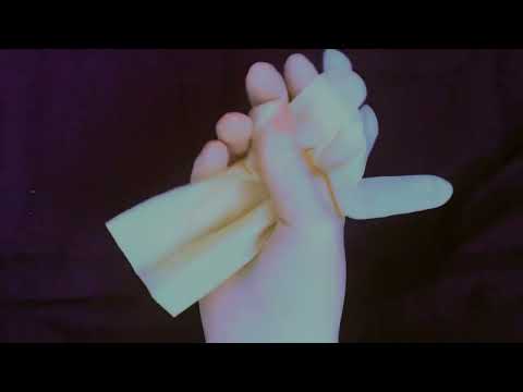 SURGICAL GLOVES 🤍🤍🤍  GLOVES LAYERING   [[ASMR]]