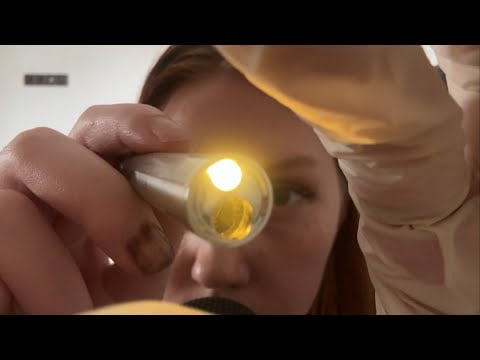 ASMR Eye Exam Roleplay — Soft Spoken Doctor Exam for Sleep and Relaxation