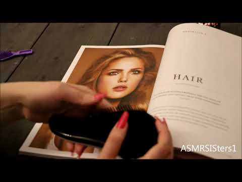 ♥ ASMR Applying Makeup On A Magazine, Soft Spoken ♥