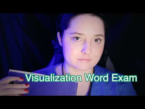 Visualization Word Exam [ASMR] Role Play