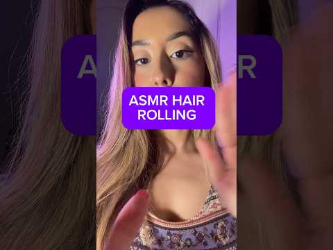 ASMR Rolling Up Your Hair #asmr #asmrshorts #hairrollers #asmrhairplay