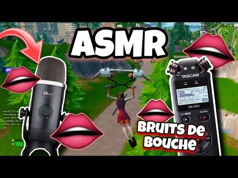 ASMR Français • BRUITS DE BOUCHE INTENSE ET RELAXANT AVEC LE BLUE YETI X ET LE TASCAM 😴💤(incroyable)