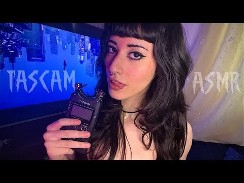 ASMR TASCAM ☆ Sons de Boca de Orelha a Orelha (No Talking)