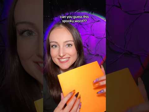 can you guess this spooky word??