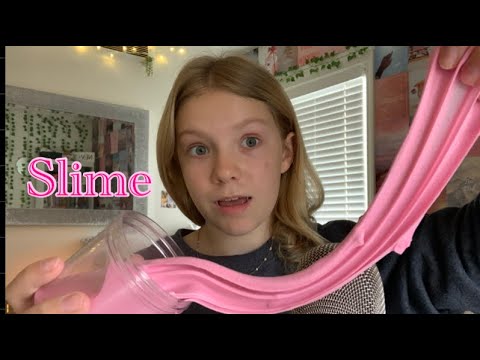 Playing with slime ASMR