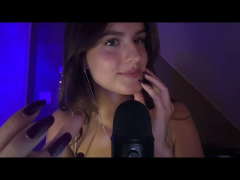 ASMR - miroir & visual scratching (long nails)