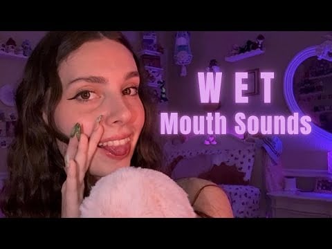 ASMR Wet Mouth Sounds ONLY! (No Talking)