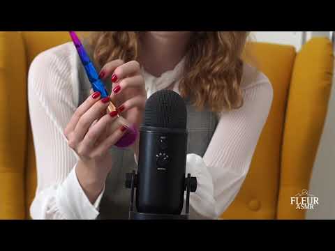 ASMR tapping on different textures and objects