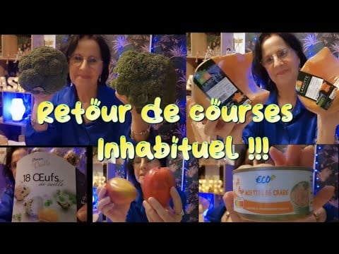 Asmr français: Retour de courses    Inhabituel !!! 🛒🛒🛒
