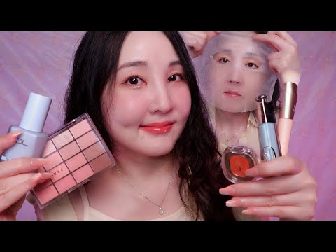 🍊 봄웜 인간의 오렌지 메이크업 + 속닥 수다｜Show & Tell  ASMR