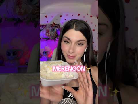 Alguna vez habías escuchado del merengón? #ASMR #mukbang #eatingshow #asmreating