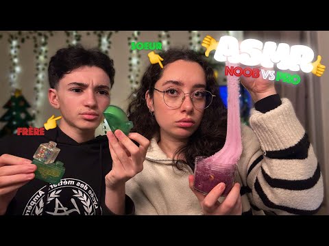 🌙 ASMR FRANÇAIS : PRO VS NOOB ASMRTIST 👍🏻👎🏻 (ft mon petit frère)