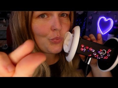 ASMR | Plucking Your Negative Energy with Kisses, Countdown.