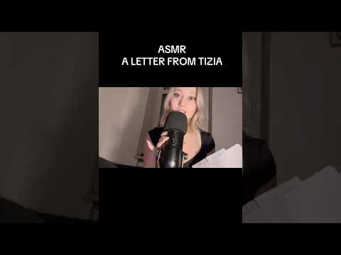 ASMR BRIEF VON @callmetizia ÖFFNEN🙇🏼‍♀️ #asmr