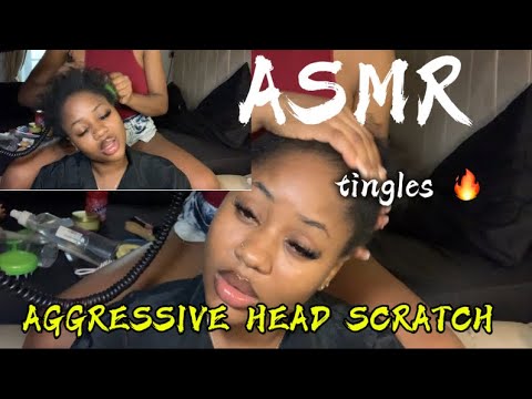 ASMR💫AGGRESSIVE HEAD SCRATCH