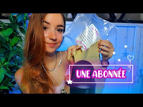 ASMR J'ouvre le colis d'une abonnée ! + détente