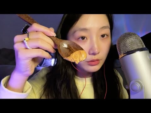 ”KC Sleep Aid” Wooden spoon digging peanut butter in your brain and eating it.