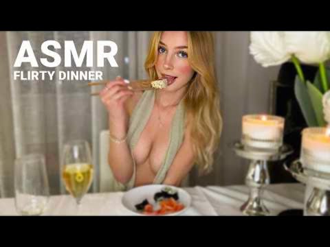 ASMR SUPER FLIRTY DINNER NIGHT