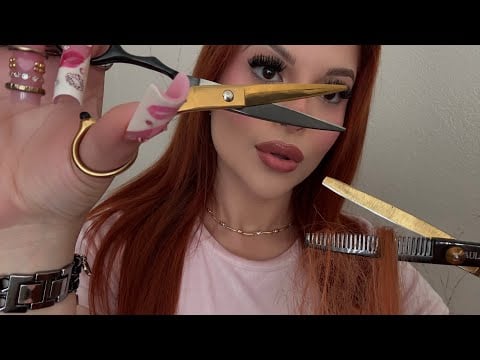ASMR | Tingly Hair Parting, Sectioning & Comb Through ✂️ Haircut Roleplay 