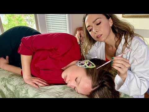 ASMR Scalp Massage + Hair Play |Sensory Tests, Hair Brushing,Lice Comb [Real person]Relaxing Tingles