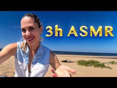 ASMR 3h Relaxing Oil Massage on the BEACH, Personal Attention, Soft spoken, Roleplay